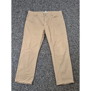 Peter Millar Ultimate Sateen Pants Mens 40x29 Tan Straight Leg Cotton Stretch
